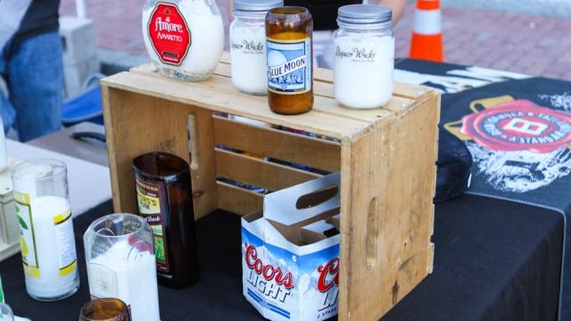 Artisans including Liquor Wicks, Boston General Store, and On The Fringe come together at SoWa on Sundays. 