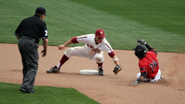 Stevens, Timely Hitting Lift Eagles Over No. 4 Louisville