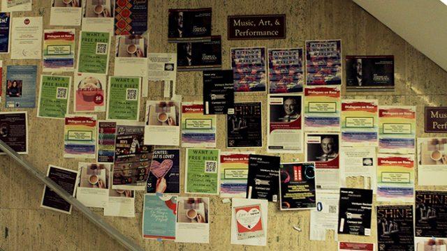 Unapproved Posters Found in Several Academic Buildings