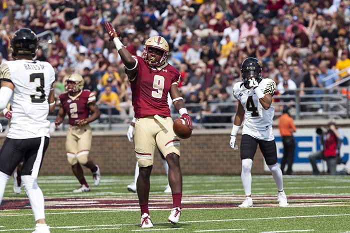 Brown Throws Three Interceptions, Wake Forest Routs Eagles
