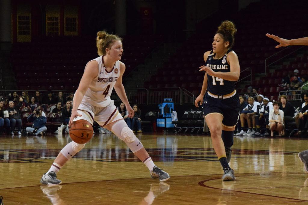 Road Woes Continue for Eagles in Blowout Loss to Notre Dame