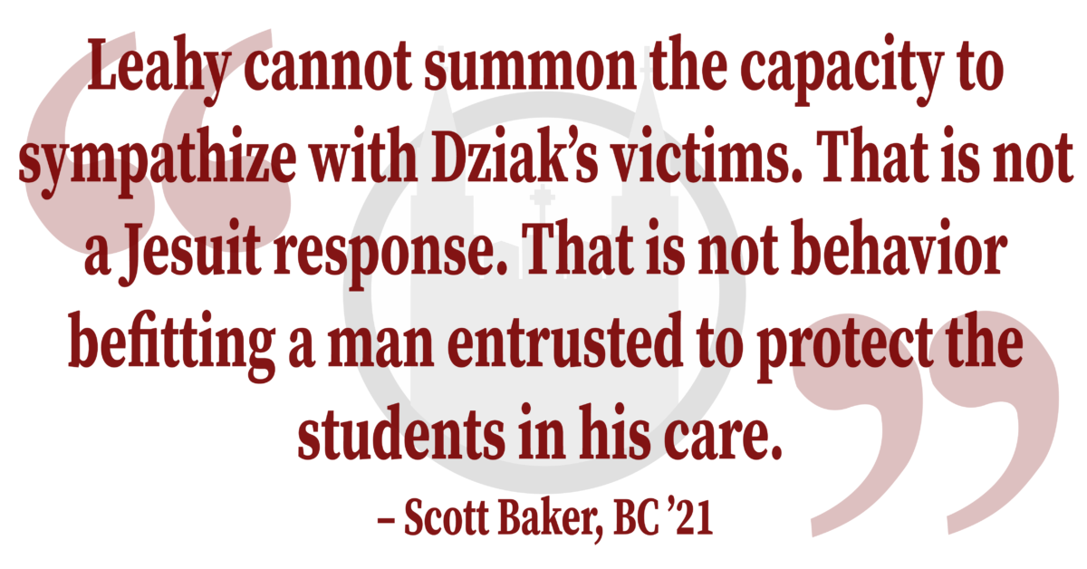 Leahy’s Leadership Is Not Jesuit: In Response to: “Complaints About Boston College Priest”