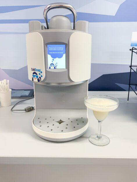 “My daughters seemed disappointed … so we wrote the idea in their invention journal,” Fonte said. “We signed it and then the next day I went into work, and I started asking my engineer friends, ‘Do you think we could freeze six ounces of ice cream in a minute?’”