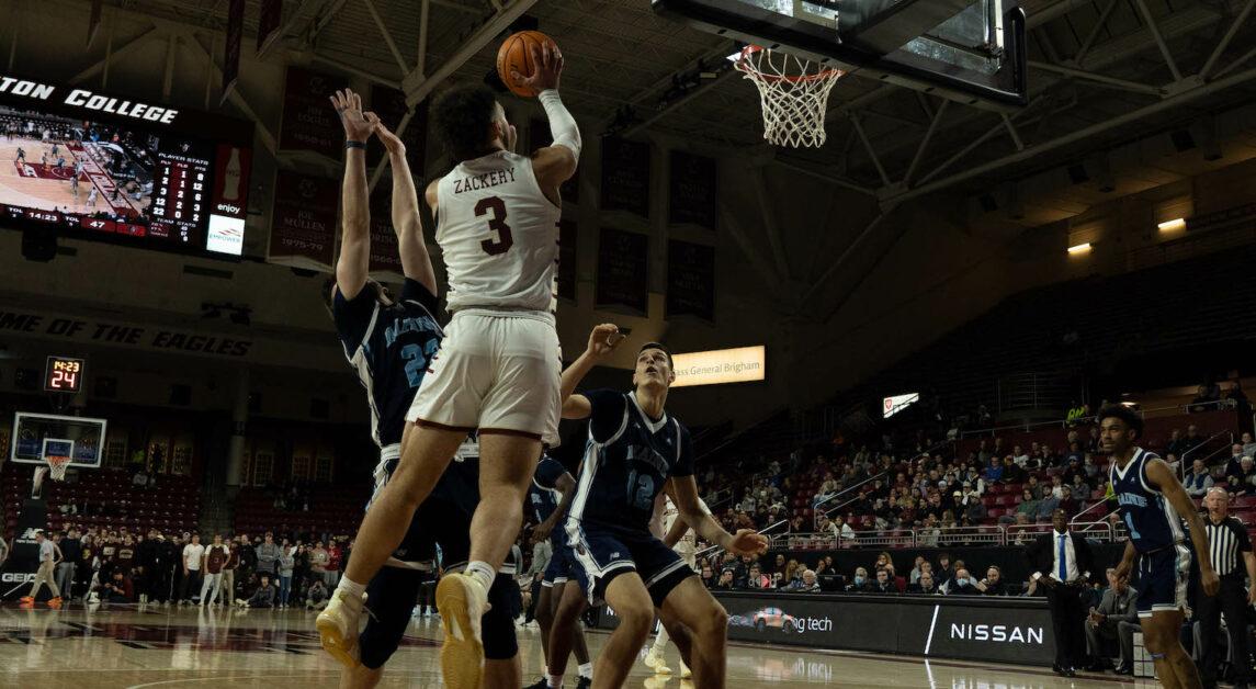 With an injury-ridden roster, BC ended its three-game homestand with an upset loss against Maine. (Kenneth Chen / Heights Staff)