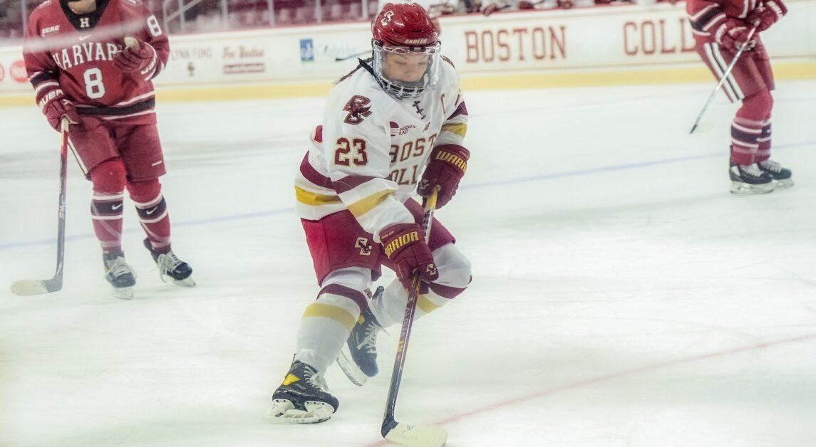 Five current and former BC men’s and women’s hockey players competed for the United States at the 2022 Winter Olympic Games in Beijing. (Kenneth Chen / For The Heights)