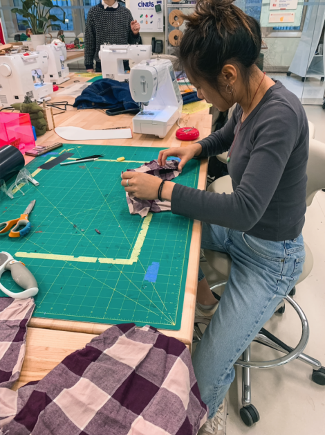 “I really love helping people realize they can sew,” Garrett said. “I think it's really exciting because it's like something so creative, which I think a lot of college students don’t have time for in the traditional sense.”