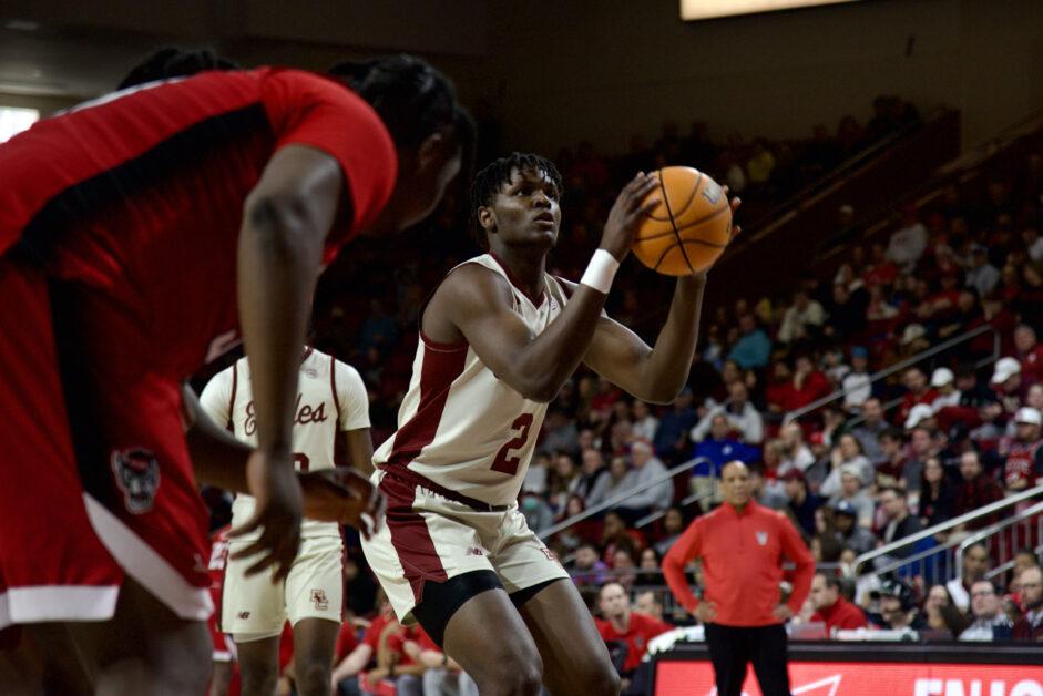 Boston College men's basketball fell to NC State 92–62 for its largest loss of the season. Quinten Post tallied 20 points in the defeat.