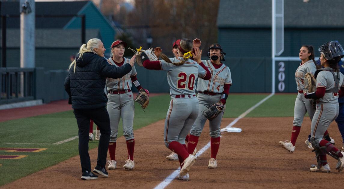 BC swept an ACC opponent in a three-game series for the first time since 2018. (Kenneth Chen / Heights Staff)