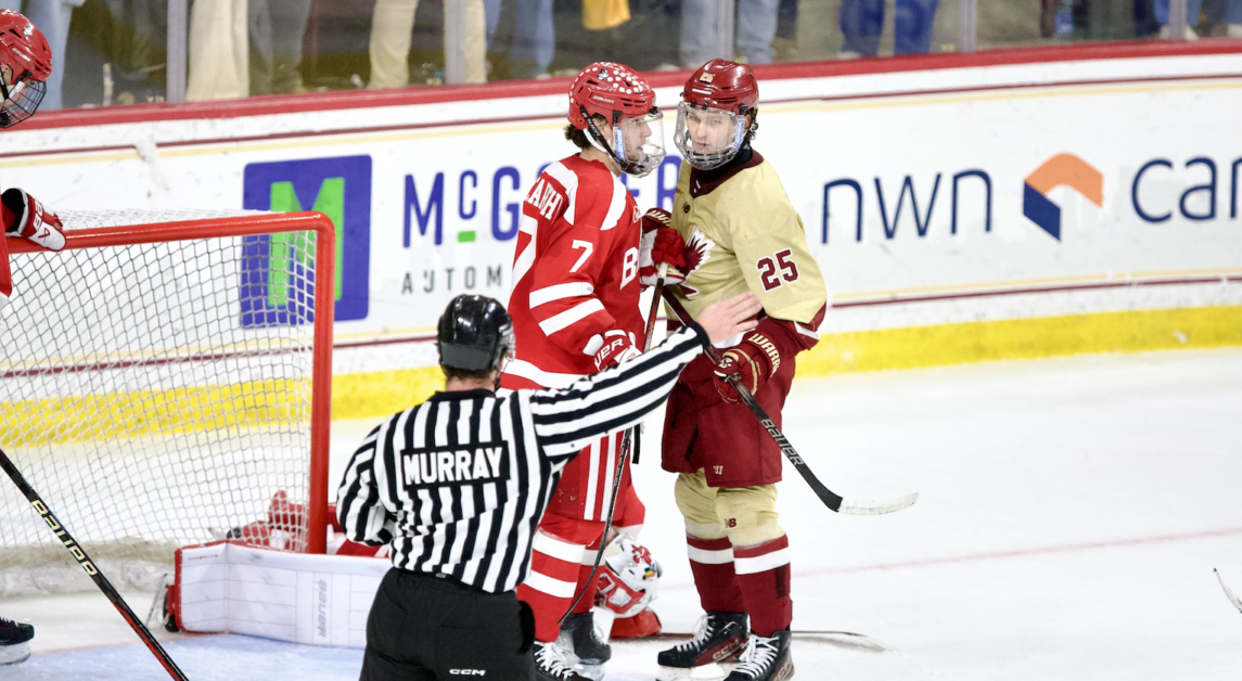 BC recorded 32 shots on goal in the game to the Terriers' 27. (Aditya Rao / Heights Staff)