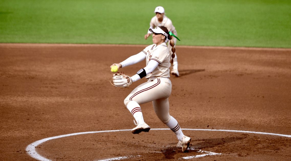 Halie Pappion recorded 11 strikeouts and a no-hitter. (Aditya Rao / Heights Staff) 