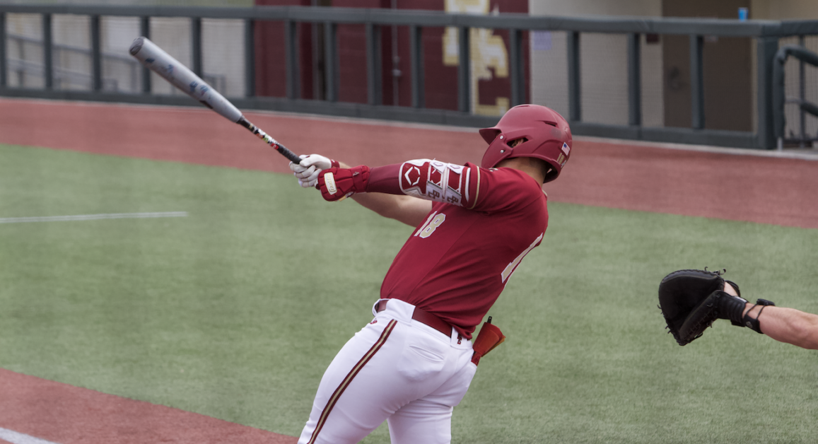 The Eagles held the Big Green scoreless until the top of the eighth inning, where Dartmouth tallied one run in the matchup. (Kellen Davis / Heights Staff)