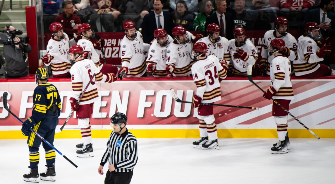The No. 1-seed Eagles will take on No. 1-seed Denver on Saturday in the national championship. (Photo Courtesy of BC Athletics)
