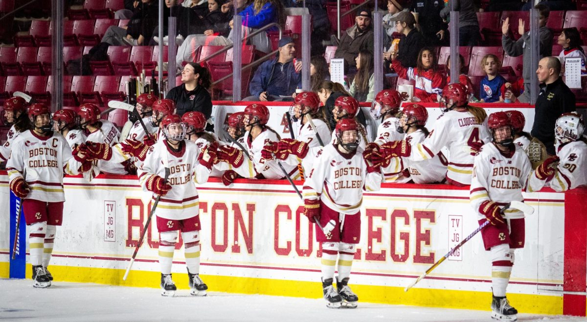 BC's weekend score versus No. 3 Minnesota ended at 18-1. (Yamari Santillan / Heights Staff)