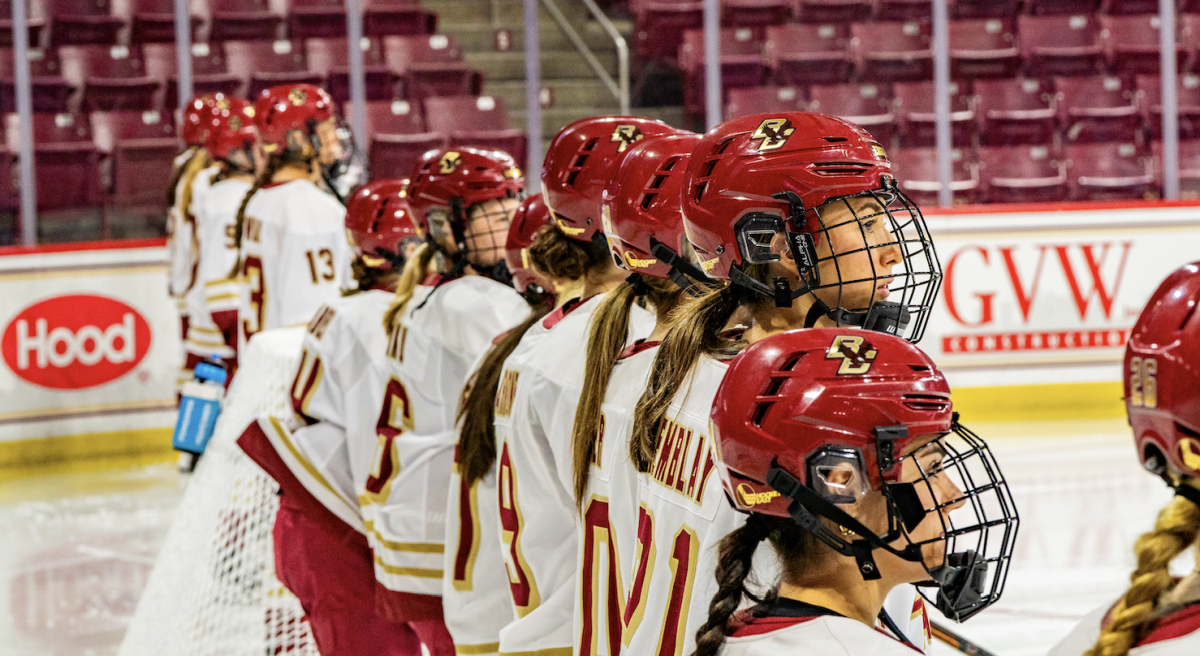 The last time the teams met was in 2015, when BC dominated Cornell with a 12–1 total score over two games. (Anatoly Guz / Heights Staff)