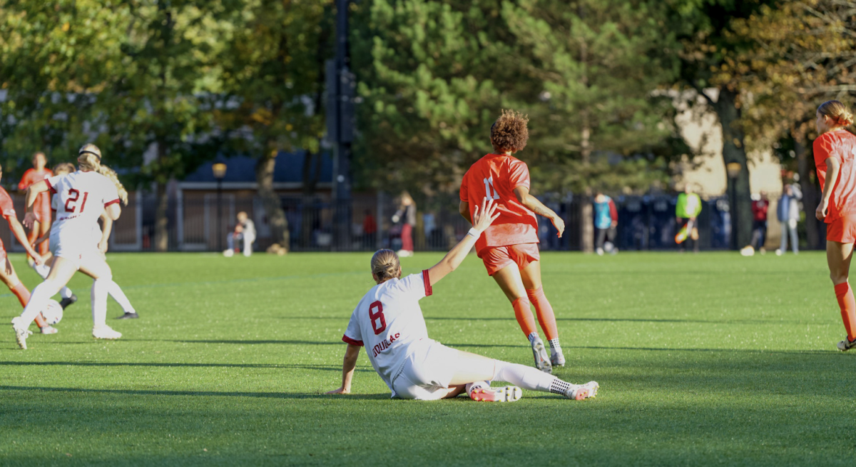 The Boston College women’s soccer team closed out its home schedule on Friday afternoon with a 1–0 loss to Clemson. (Anatoly Guz / Heights Staff)