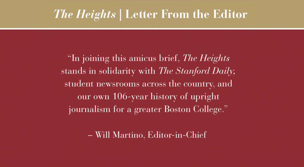 (Will Martino / Editor-in-Chief)