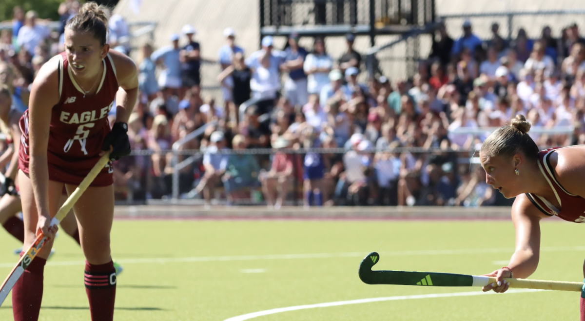 BC scored the first goal of the matchup five minutes into the first quarter.(Maureen Ebaugh / Heights Staff)