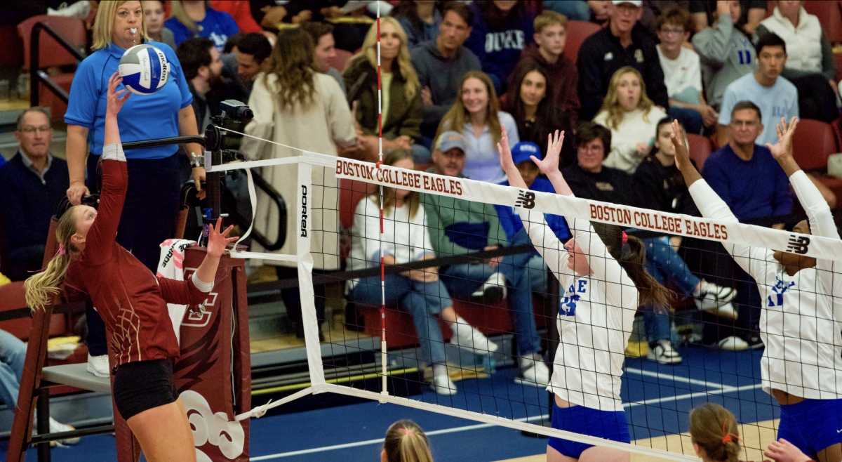 BC has won by sweep eight times and has been swept four times this season. (Anatoly Guz / Heights Staff)
