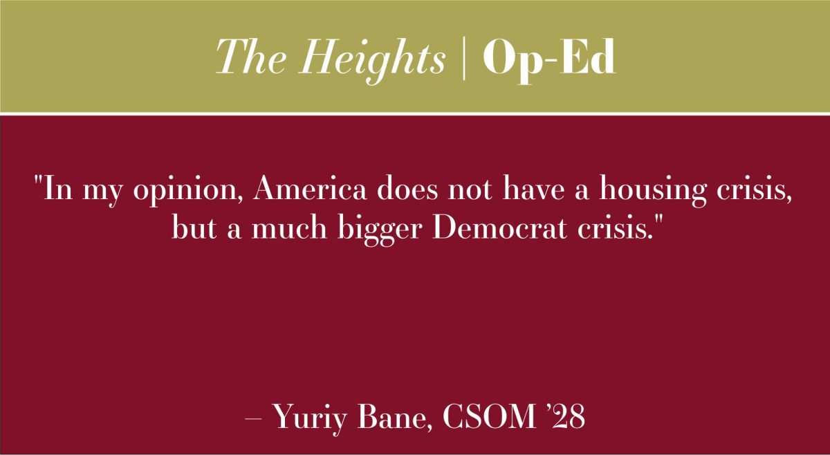 (Connor O'Brien / Heights Editor)