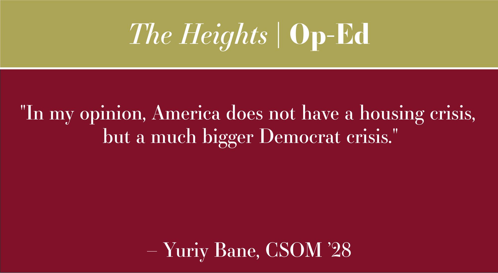 Our “Housing Crisis” Is the Result of Failed Democratic Policies