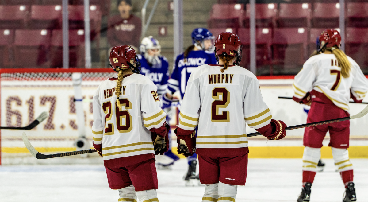 BC sits atop the Hockey East rankings with six points. (Anatoly Guz / Heights Staff)