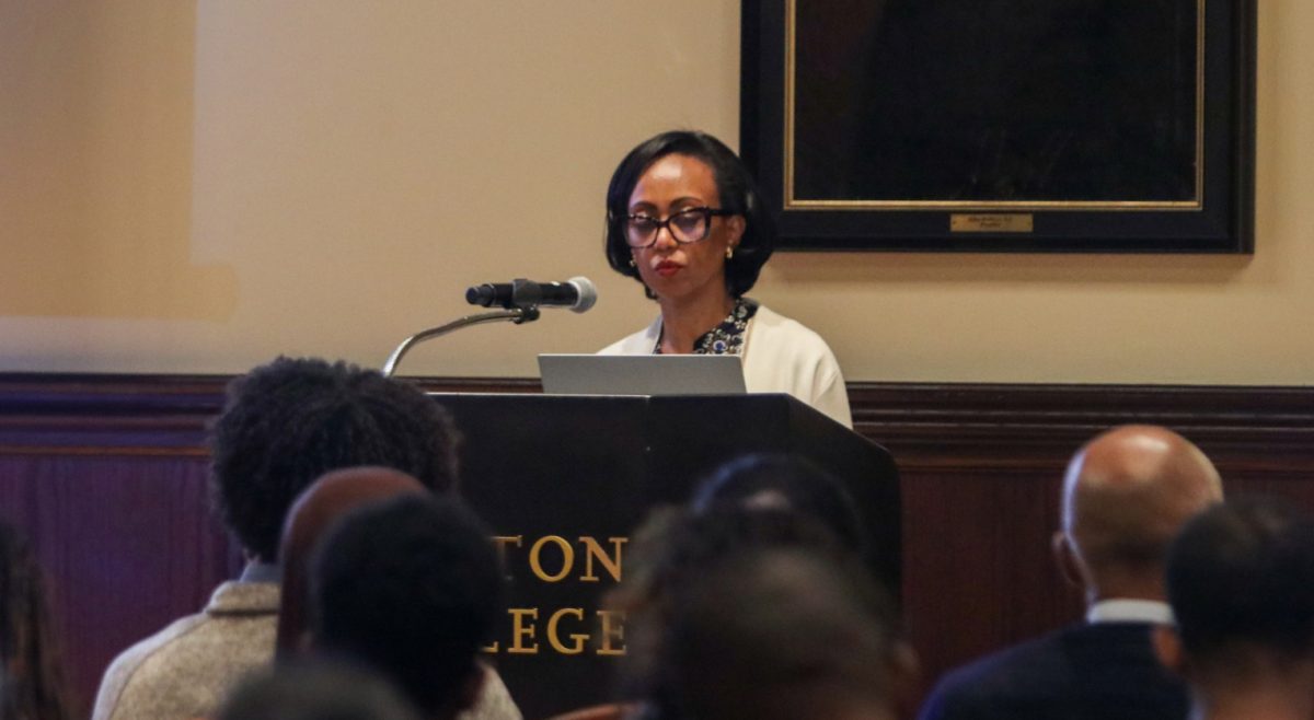 Former Ethiopian health minister urges reforms to make global aid more sustainable and equitable. (Eylul Oktay / Heights Staff)