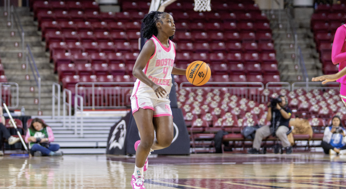 Grier, pictured, led the Eagles with a career-high 26 points. (Kally Murdough / Heights Staff)