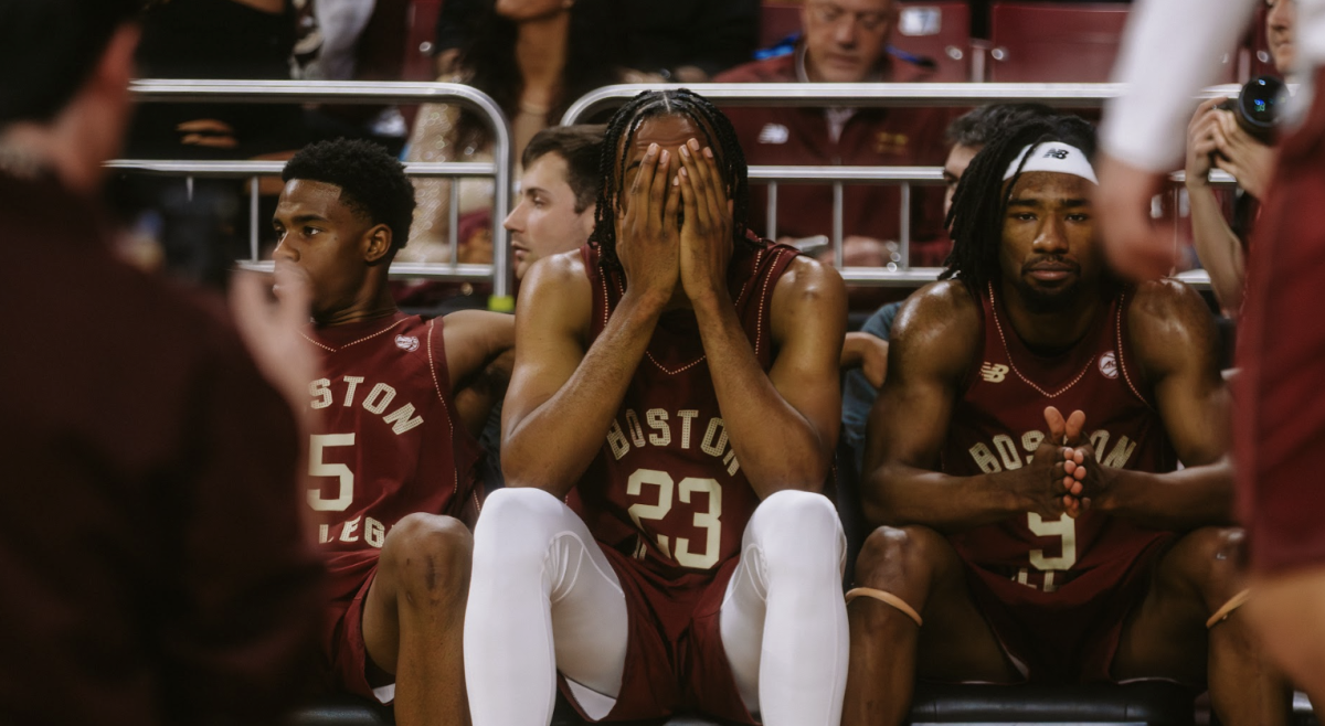 BC finished shooting 4 of 29 from the field on Saturday afternoon. (Jack Pettigrew / Heights Editor)