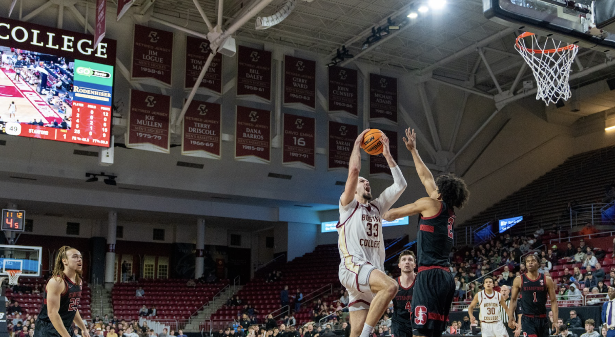 Kapke, pictured, led BC with 15 points on 3-of-5 shooting from three. (Anatoly Guz / Heights Staff)