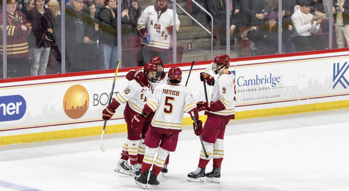 BC took sole possession of second place in Hockey East with the win. (Anatoly Guz / Heights Staff)