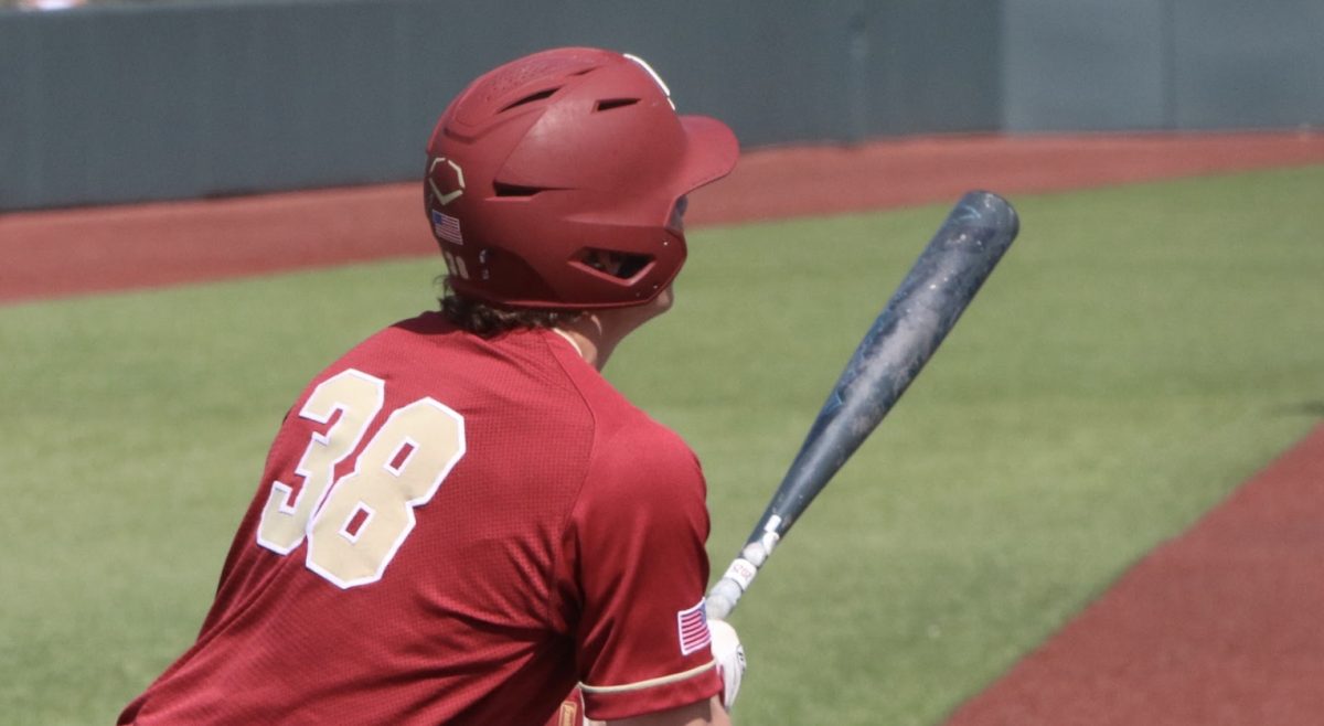 Toomey, pictured, reached base twice and scored a run in BC’s loss. (Sydney Amero / Heights Staff)
