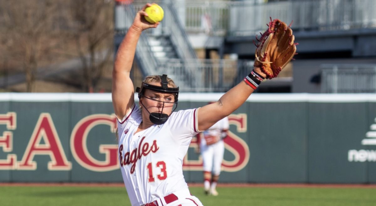 Colleran, pictured, started and earned the loss in Saturday's game. (Yamari Santillan / Heights Staff)