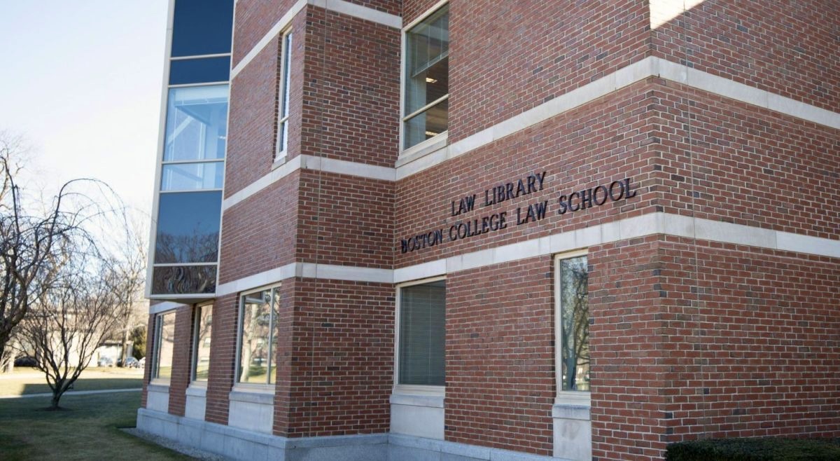 BC Law’s ranking marks its highest placement in 33 years. (Steve Mooney / Heights Archives)