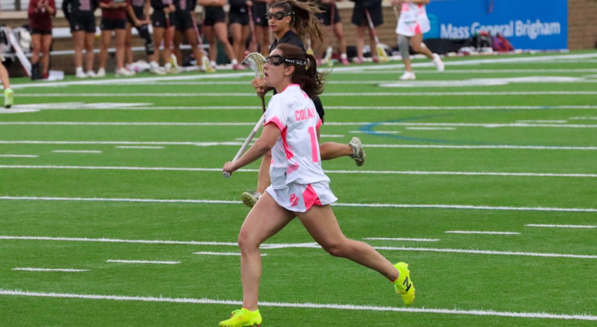 Colarusso, pictured, has scored eight goals over her past three games. (Maureen Ebaugh / Heights Staff)