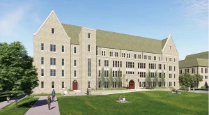 The University will start renovations on Carney Hall in 2028. (Courtesy of University Communications)