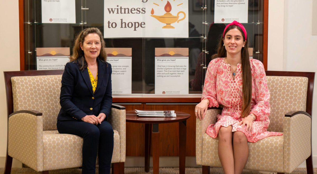 While in the nation's capital, Lyons met with staffers from the offices of several Massachusetts lawmakers, including Senator Elizabeth Warren. (Ellie El-Fishawy / Heights Editor) 