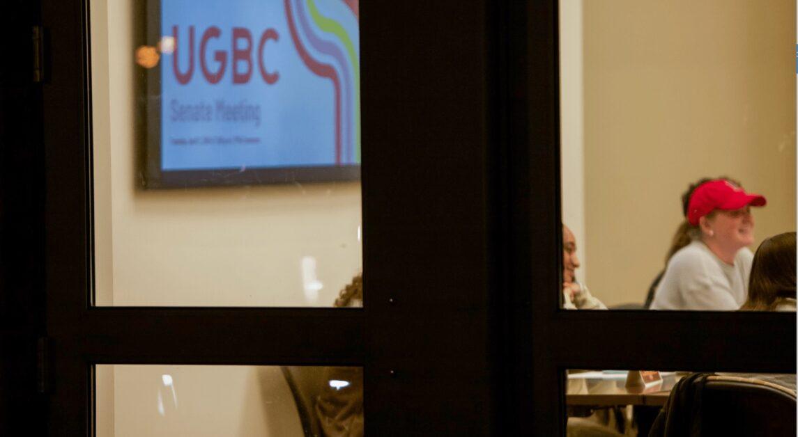 UGBC spent the majority of the meeting completing a yearly reflection activity and viewing a presentation on the National Jesuit Student Leadership Conference before adjourning. (Victor Stefanescu / Heights Archives)