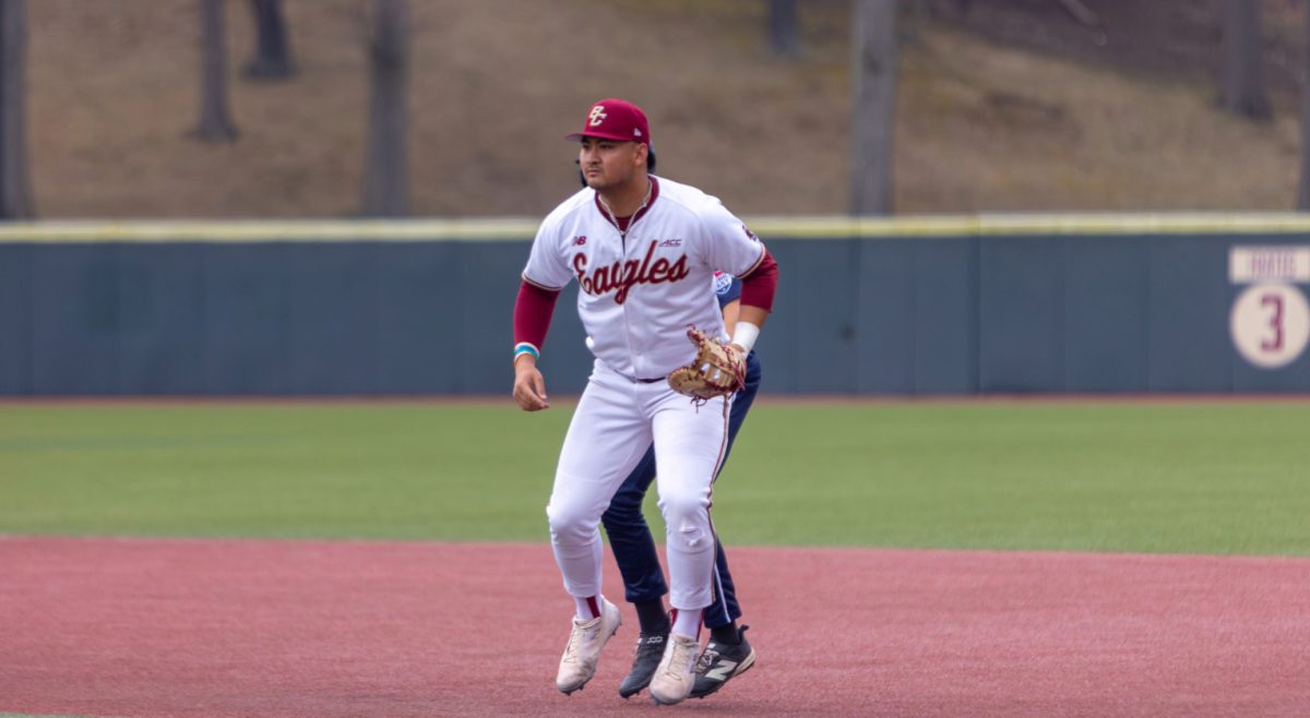 Wang, pictured, has the most sacrifice flies in the ACC this season. (Sydney Amero / Heights Staff) 